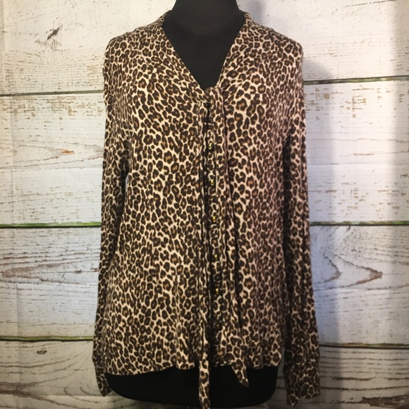 Charter Club Tops - CHARTER CLUB animal print top XL